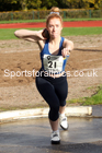 Shot putt, NECAA Open Meeting, Morpeth, Sunday, October 18th. David T. Hewitson/Sports for All Pics